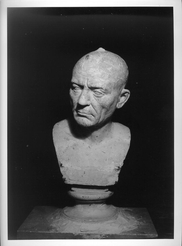 busto maschile (busto, opera isolata) - bottega italiana (inizio sec. XIX)