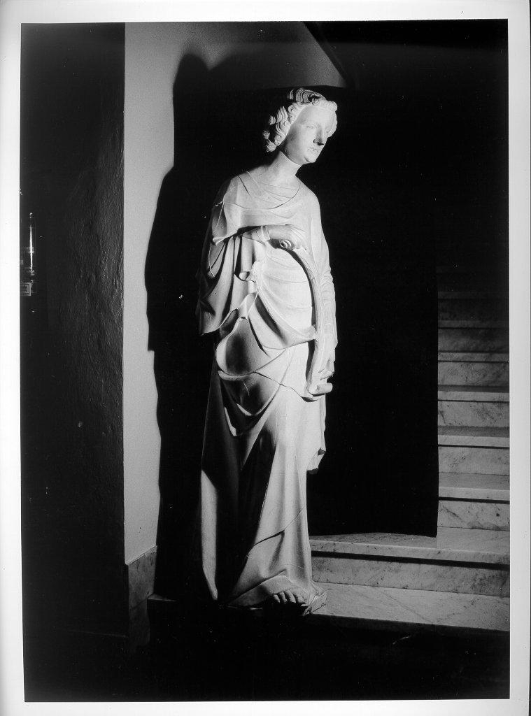 angelo annunciante (statua, elemento d'insieme) - bottega italiana (metà sec. XX)