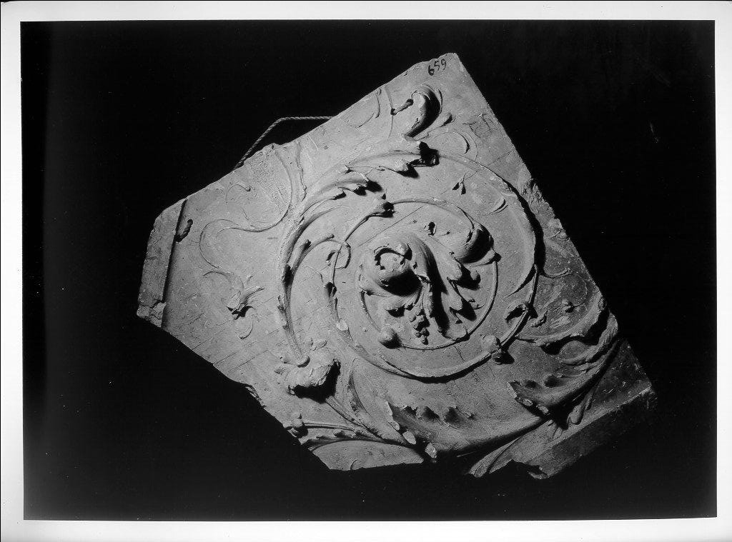 rilievo, frammento - bottega italiana (metà sec. XIX)