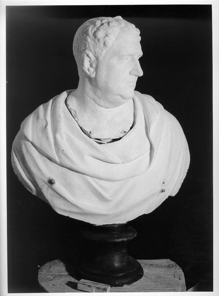 Vitellio, busto ritratto d'uomo (busto, opera isolata) - bottega carrarese (prima metà sec. XIX)