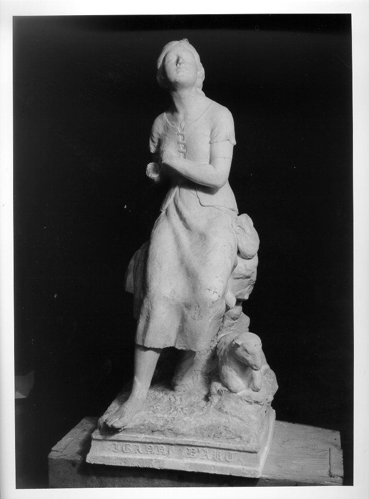 Giovanna d'Arco (statua, opera isolata) di Lazzerini Alessandro (sec. XX)