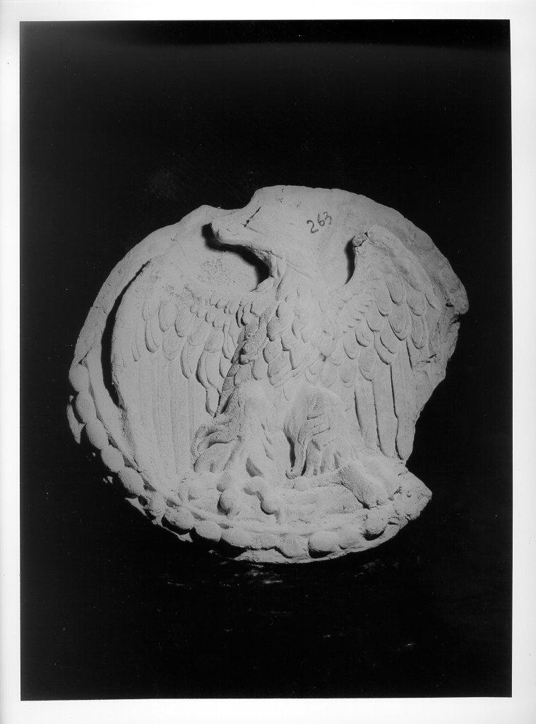 aquila (rilievo, opera isolata) - bottega italiana (fine/inizio secc. XIX/ XX)
