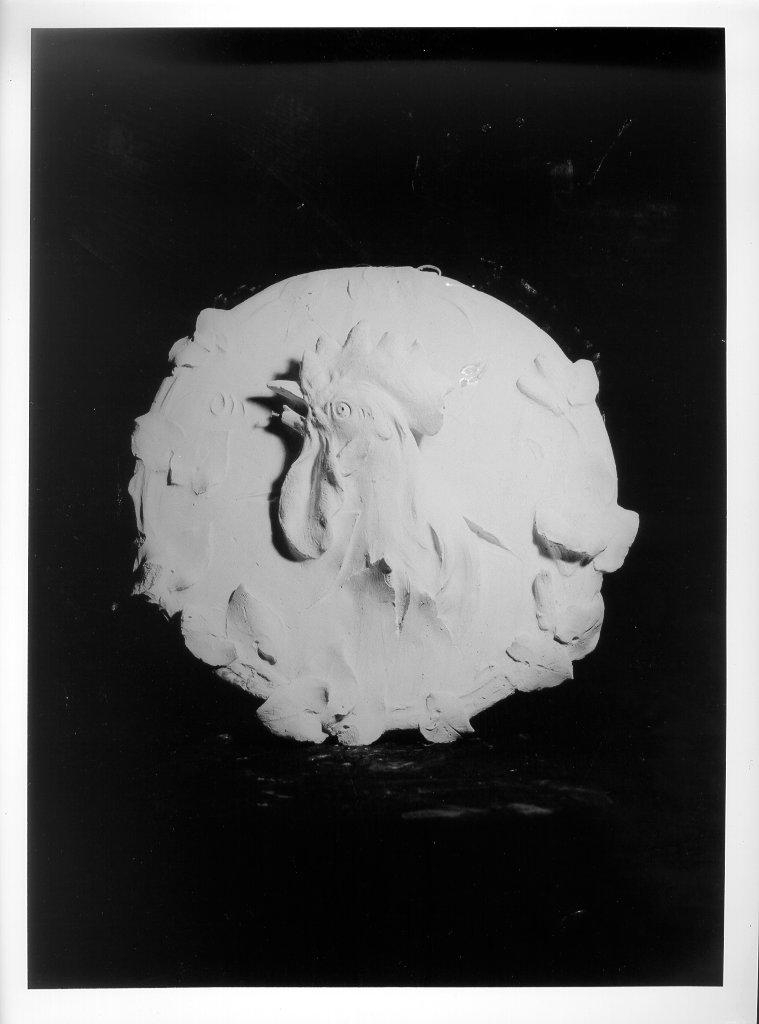 gallo (rilievo, opera isolata) - bottega italiana (metà sec. XX)