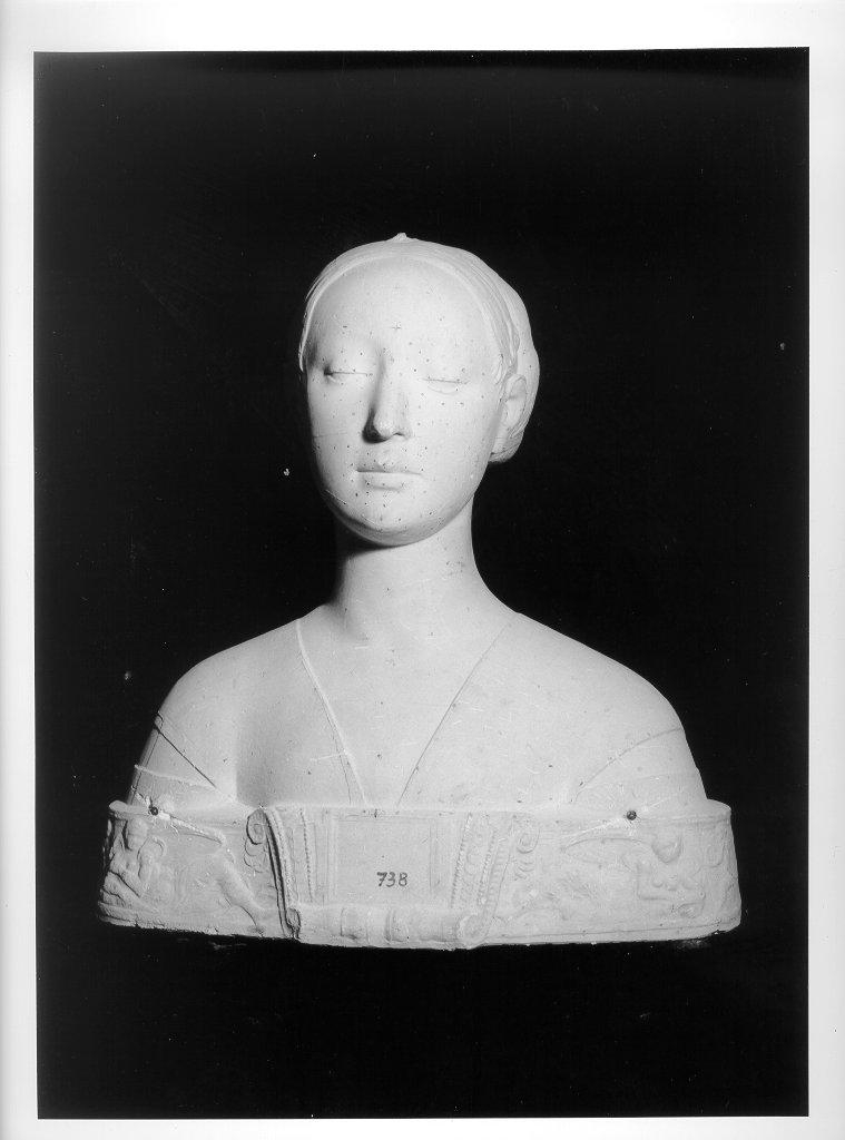 busto femminile (busto, opera isolata) - bottega italiana (metà sec. XX)