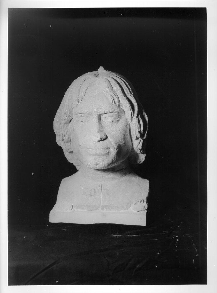 testa d'uomo (scultura, opera isolata) - bottega italiana (inizio sec. XX)