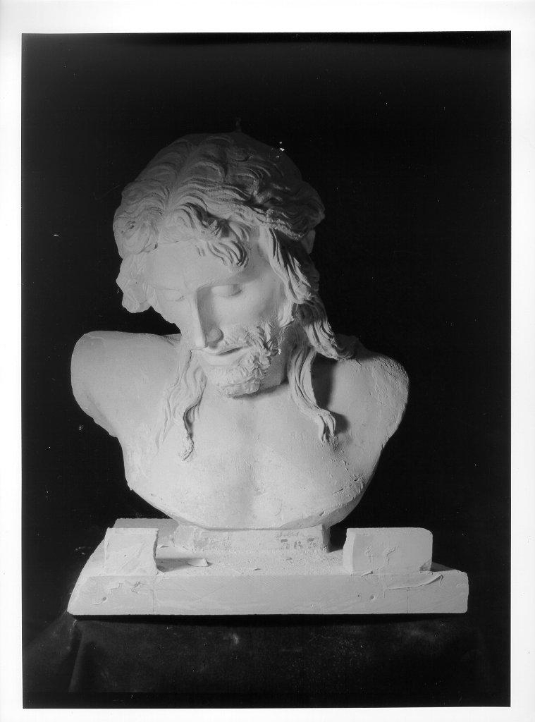 Cristo crocifisso (busto, elemento d'insieme) - bottega italiana (metà sec. XX)