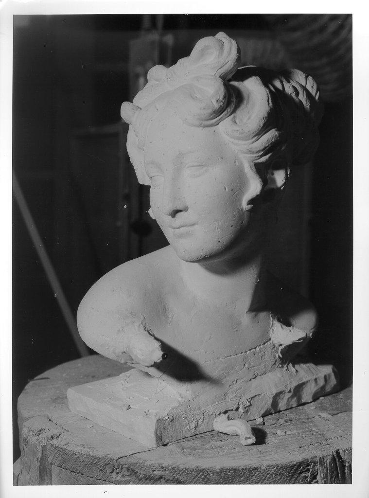 testa di donna (statua, opera isolata) - bottega italiana (metà sec. XX)