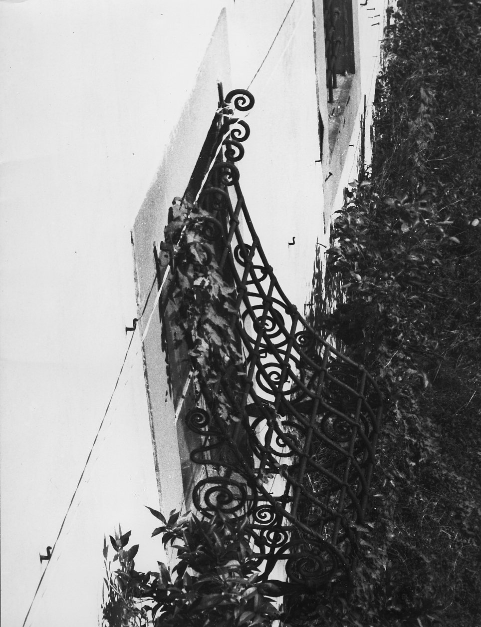 inferriata di finestra - bottega toscana (sec. XIX)