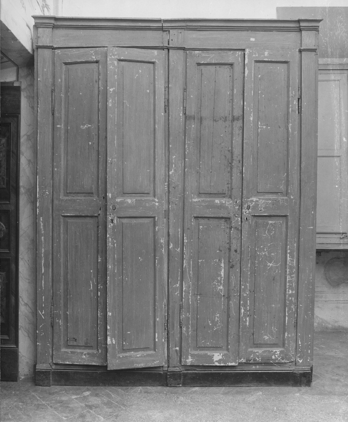 armadio per archivi - bottega toscana (sec. XVIII)