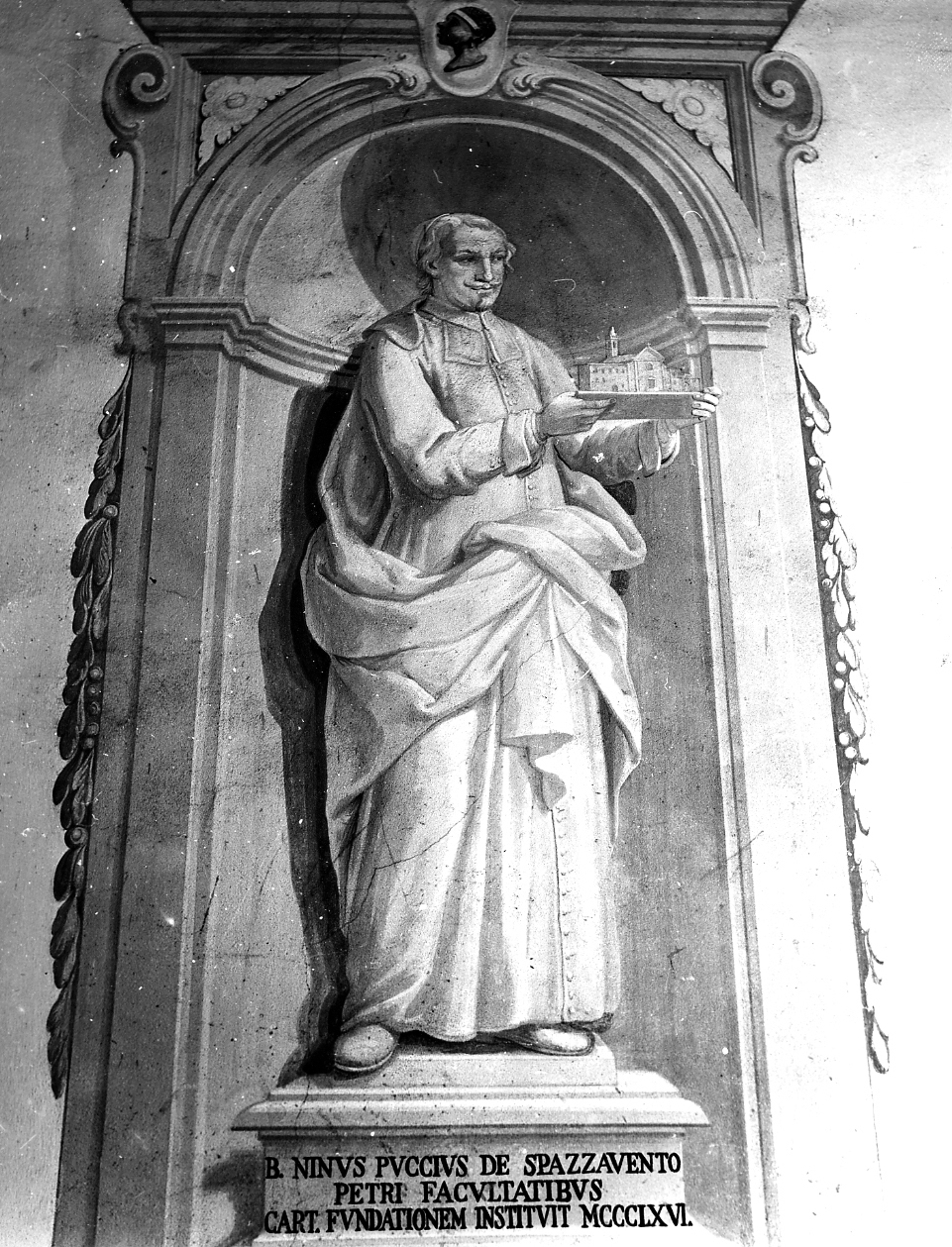 benefattori della Certosa (dipinto, serie) di Giarrè Pietro (sec. XVIII)