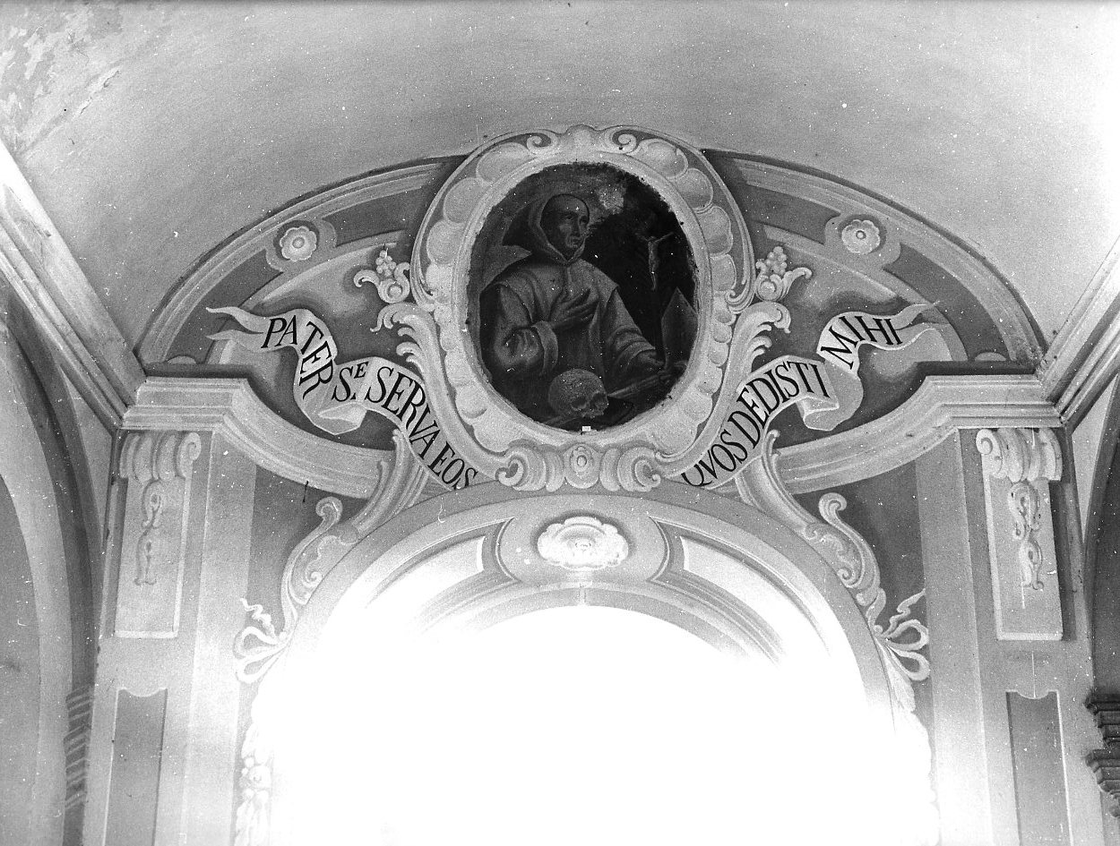 S. Bruno in meditazione (dipinto) di Pochini Luigi (sec. XVIII)