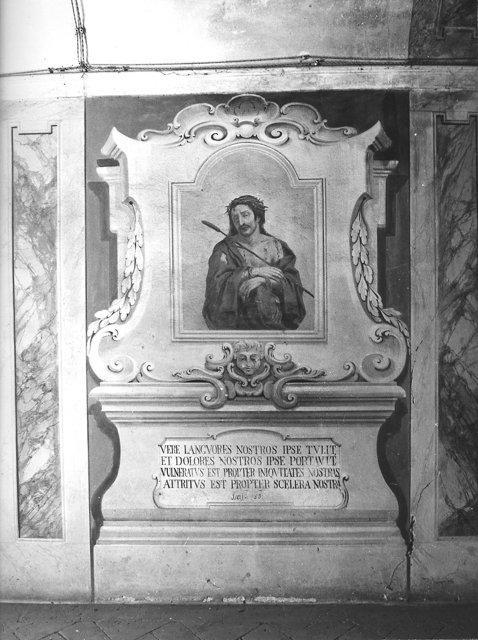 Ecce Homo (edicola) di Giarrè Pietro, Pochini Luigi (sec. XVIII)