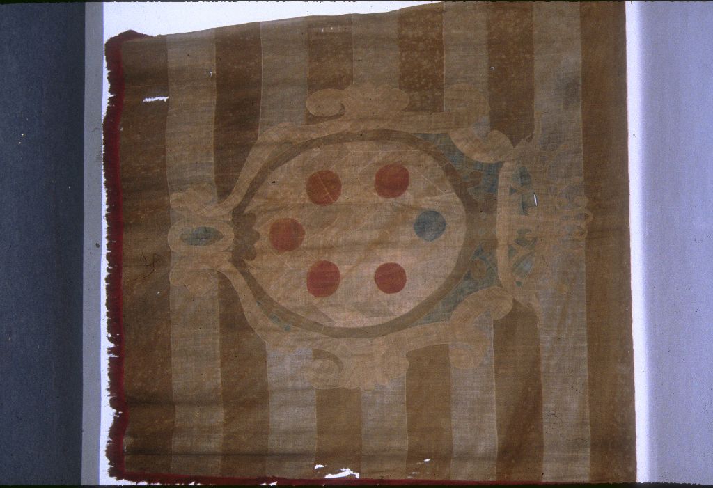bandiera - manifattura toscana (fine/inizio secc. XVI/ XVII)