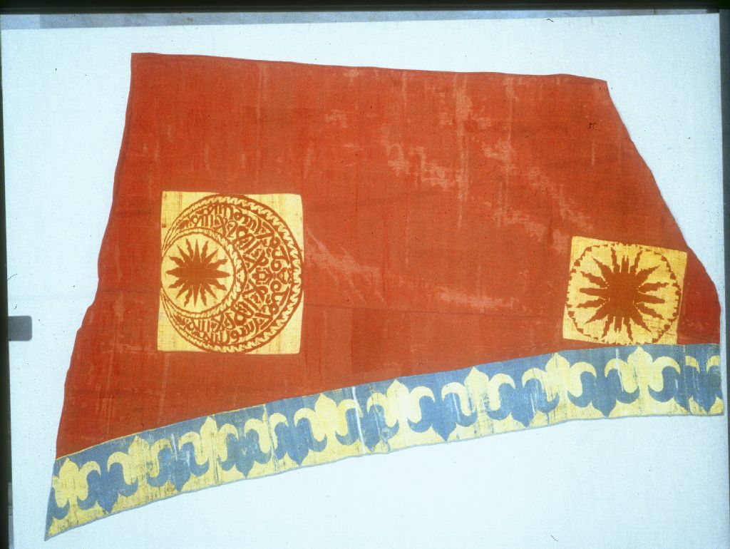 bandiera - manifattura turca (inizio sec. XVII)