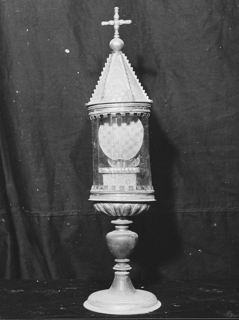 reliquiario architettonico - a tempietto - bottega toscana (seconda metà sec. XVI)