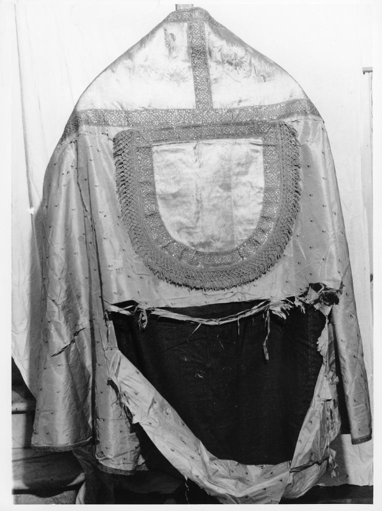 piviale - manifattura italiana (?) (fine, metà sec. XVIII, sec. XIX)