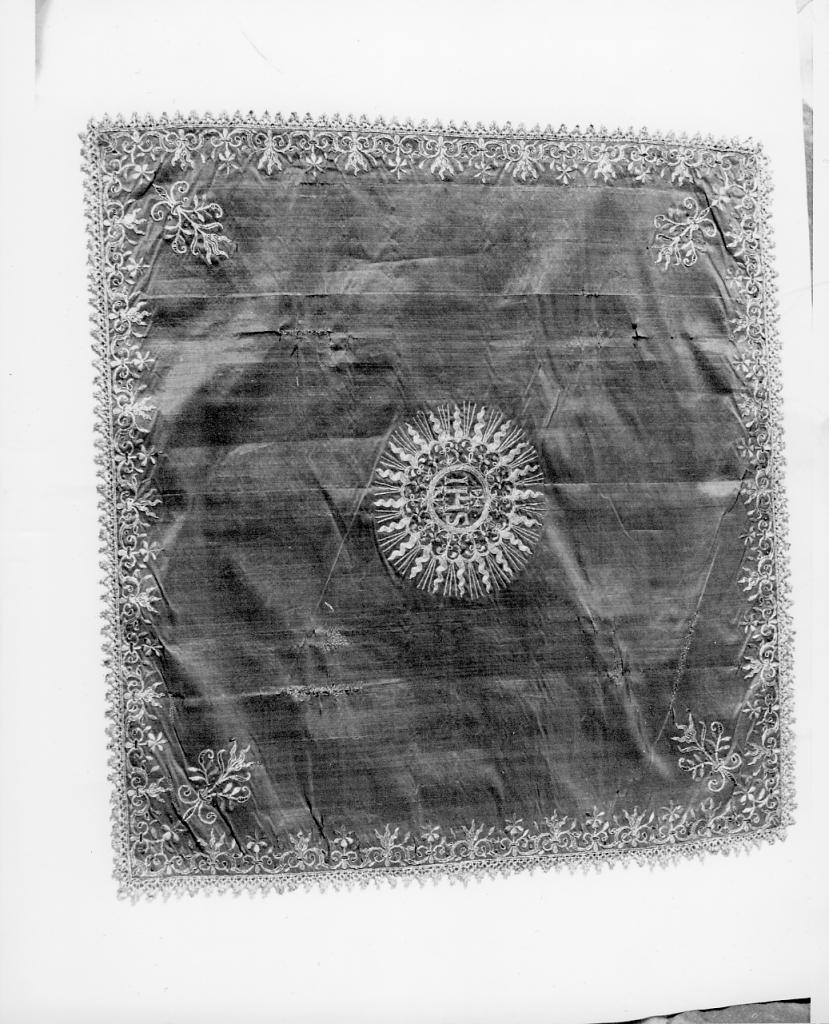 velo di calice - manifattura toscana (fine/inizio secc. XVI/ XVII)