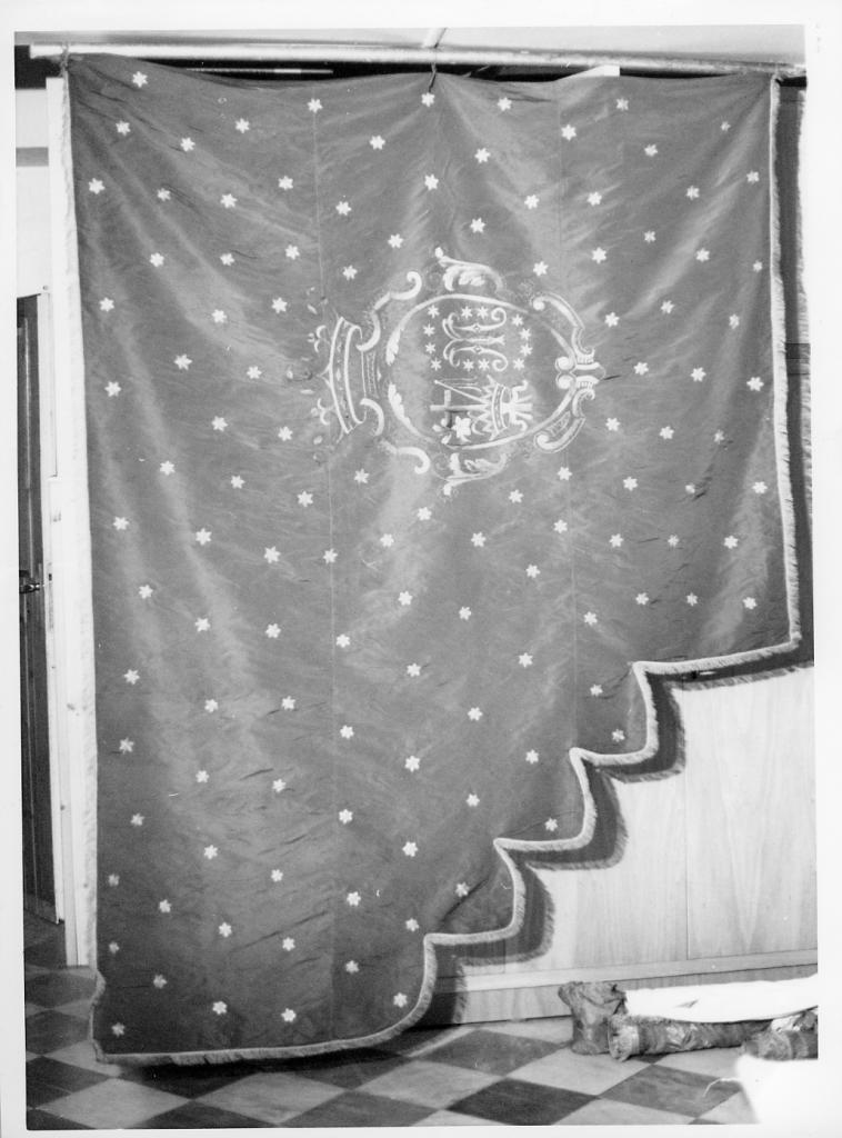 vessillo processionale - manifattura toscana (fine sec. XIX)