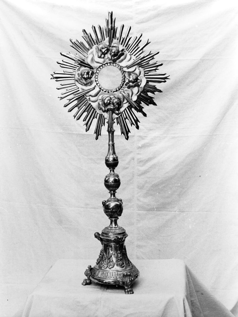 ostensorio - bottega italiana (sec. XIX)
