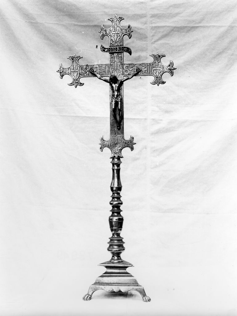 croce - bottega toscana (fine sec. XVII)