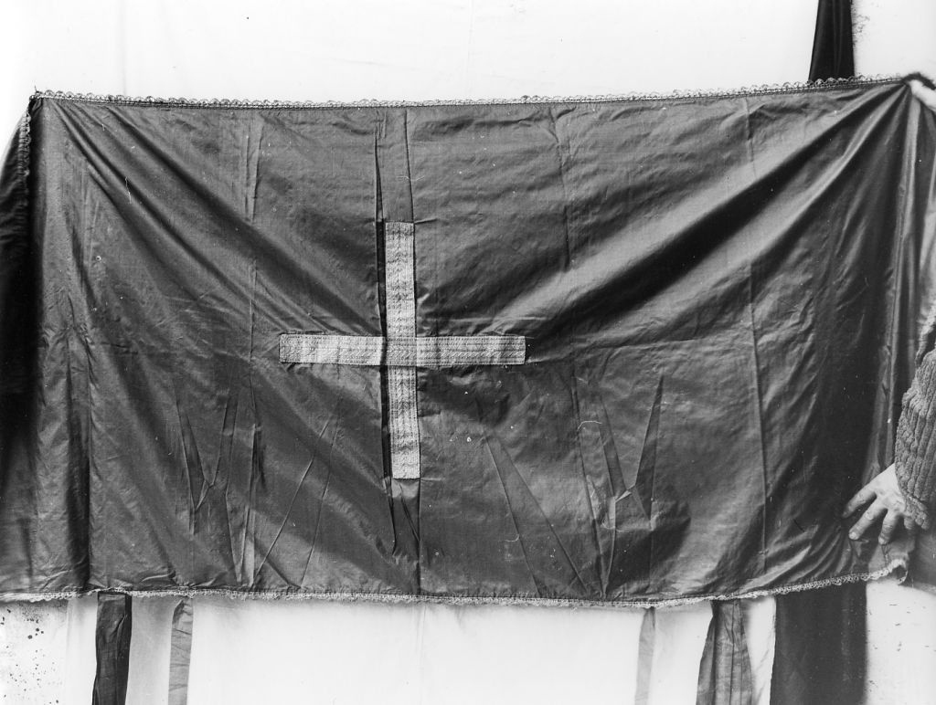 velo omerale - manifattura italiana (sec. XIX)