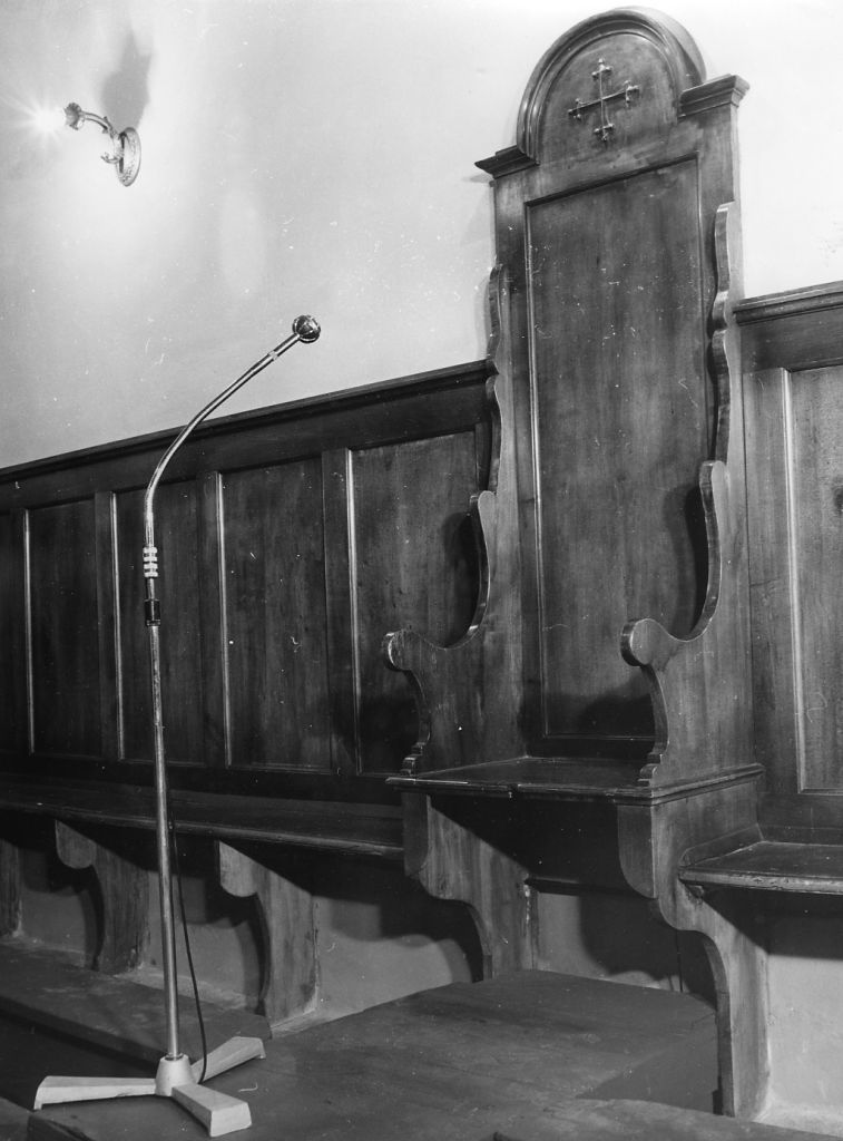 stalli del coro - bottega pisana (fine sec. XIX)