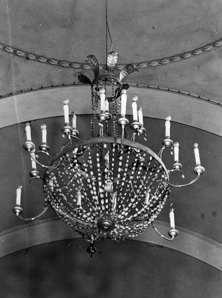 lampadario - bottega italiana (sec. XIX)