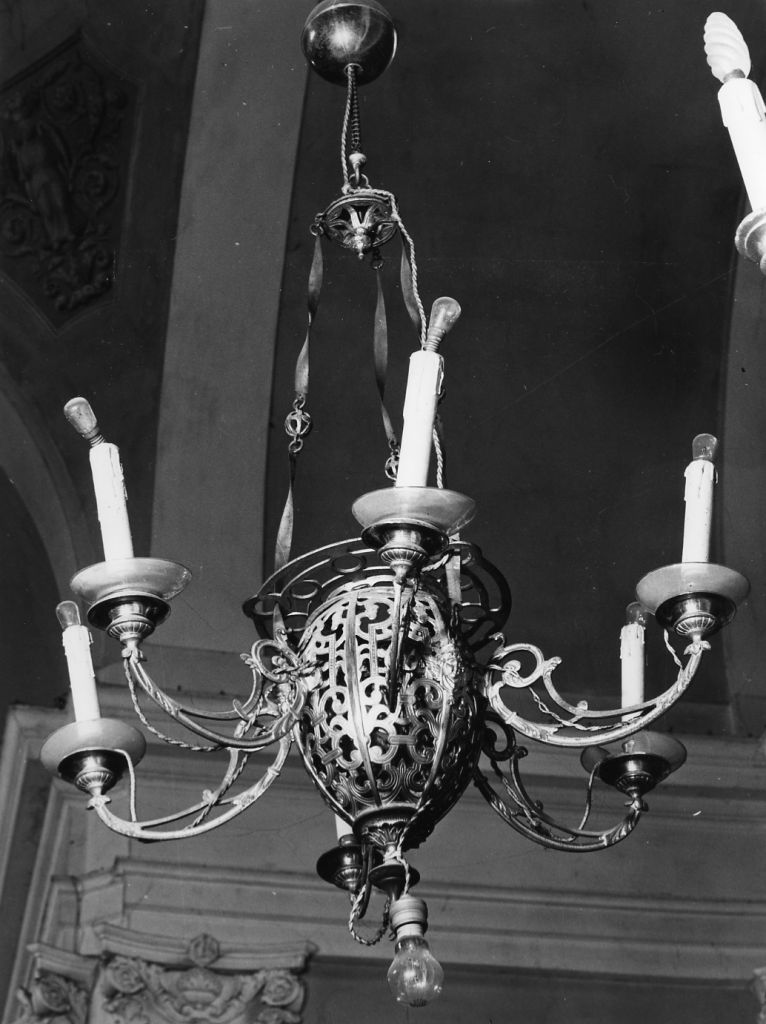 lampadario - bottega italiana (fine sec. XIX)