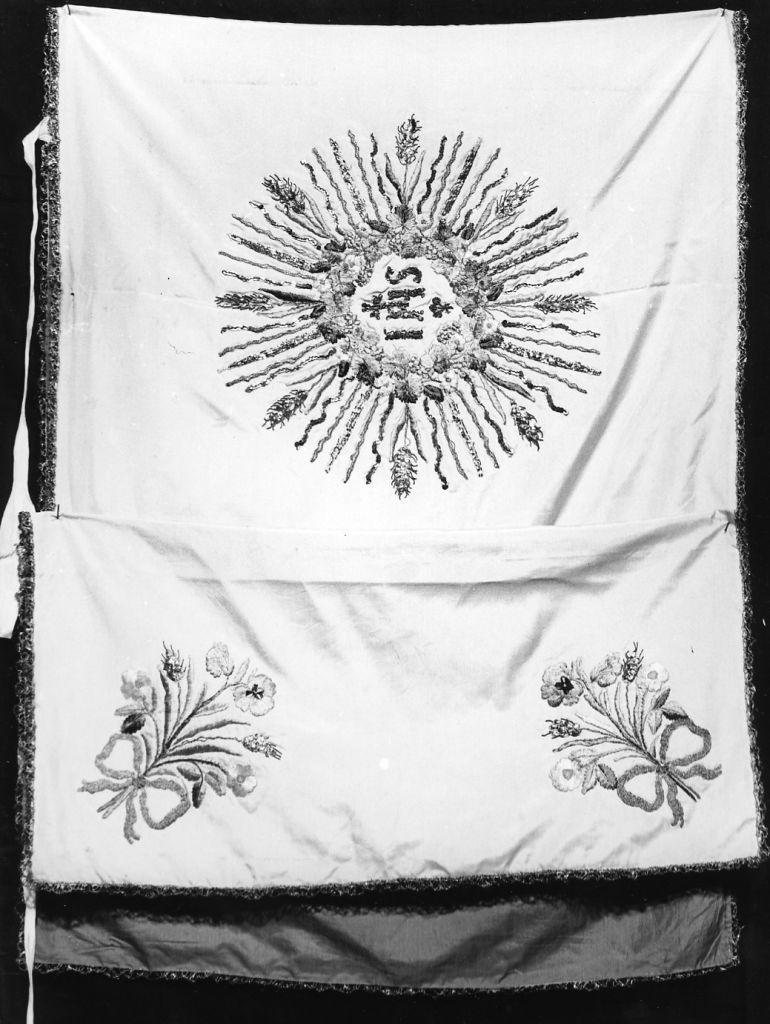 velo omerale - manifattura italiana (sec. XIX)