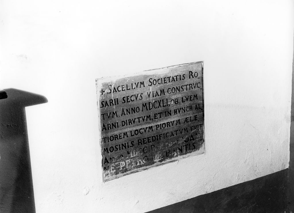 lapide - bottega pisana (sec. XVIII)