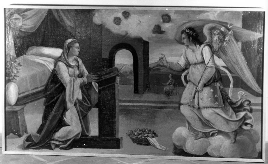 Annunciazione (dipinto) di Allori Alessandro (scuola) (inizio sec. XVII)