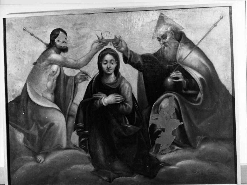 incoronazione di Maria Vergine (dipinto) - ambito toscano (prima metà sec. XVII)