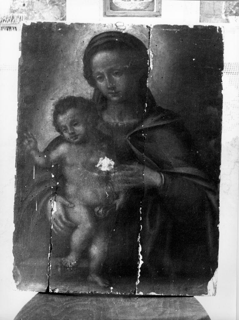 Madonna con Bambino (dipinto) - ambito toscano (fine/inizio secc. XVI/ XVII)