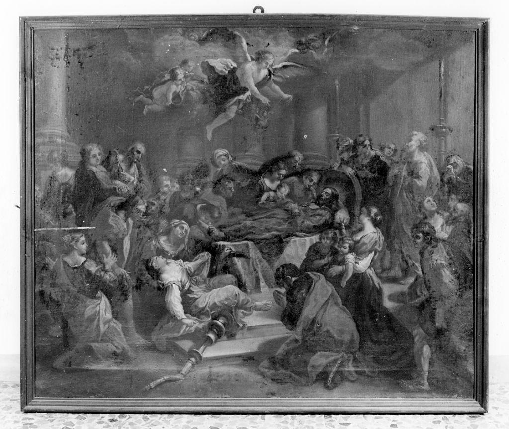 morte di San Ranieri (dipinto, opera isolata) di Cambini Bracci Lussorio (inizio sec. XIX)