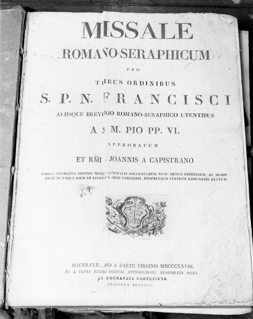 coperta di libro liturgico - ambito italiano (sec. XIX)