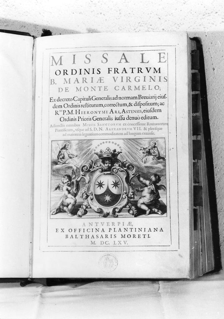 coperta di libro liturgico - ambito italiano (sec. XVII)