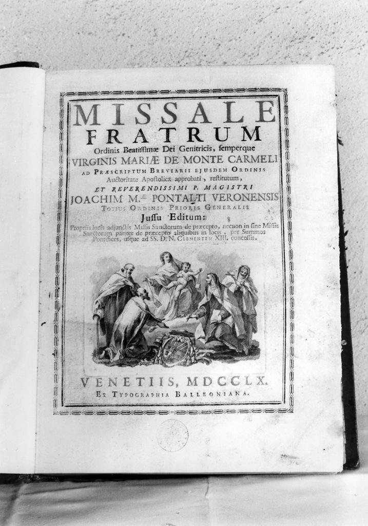 coperta di libro liturgico - ambito veneziano (sec. XVIII)
