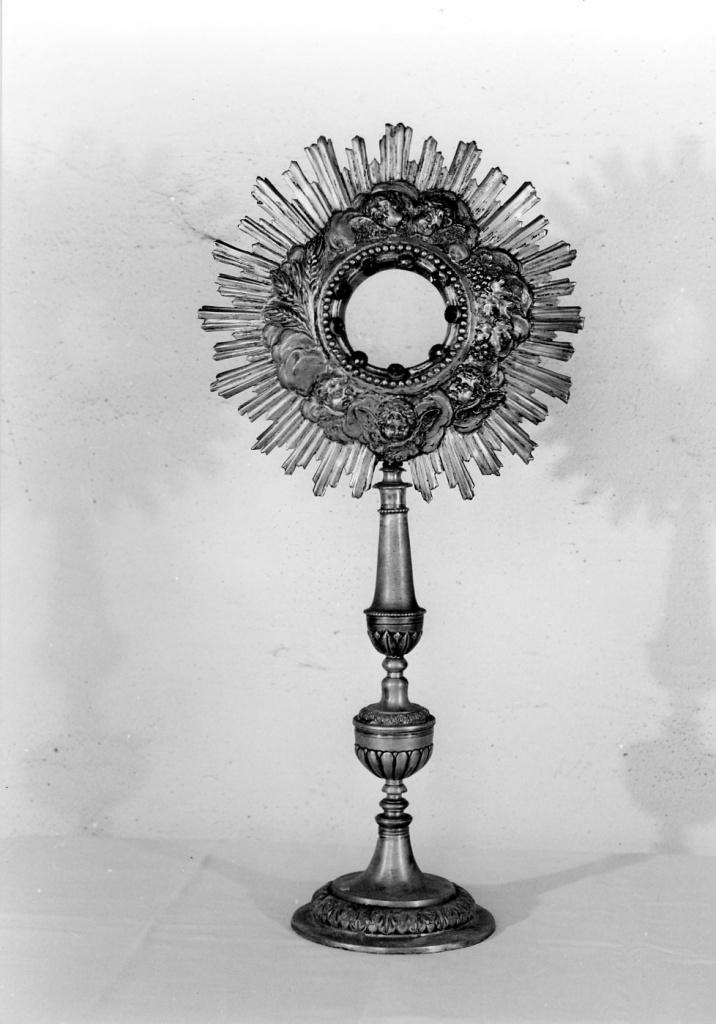 ostensorio - bottega italiana (sec. XIX)