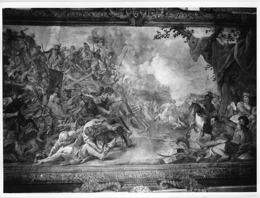 La presa di Gerusalemme, scena di battaglia (dipinto, complesso decorativo) di Dandini Pietro (sec. XVII)