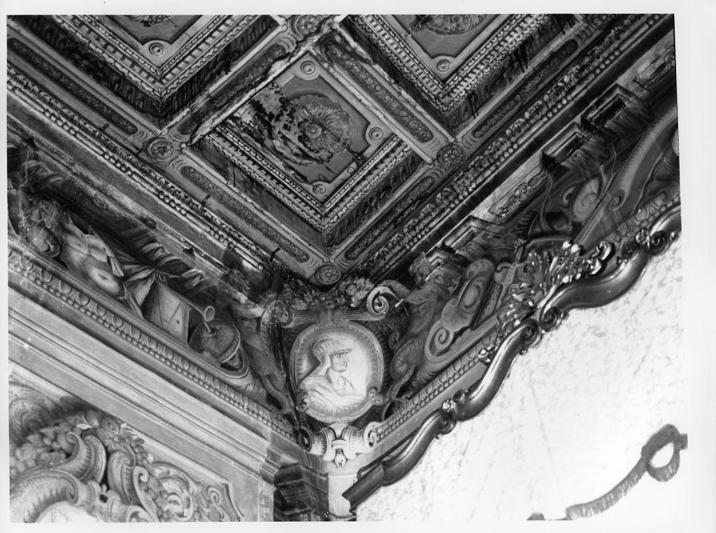 soffitto a cassettoni, insieme - bottega toscana (ultimo quarto sec. XVII)