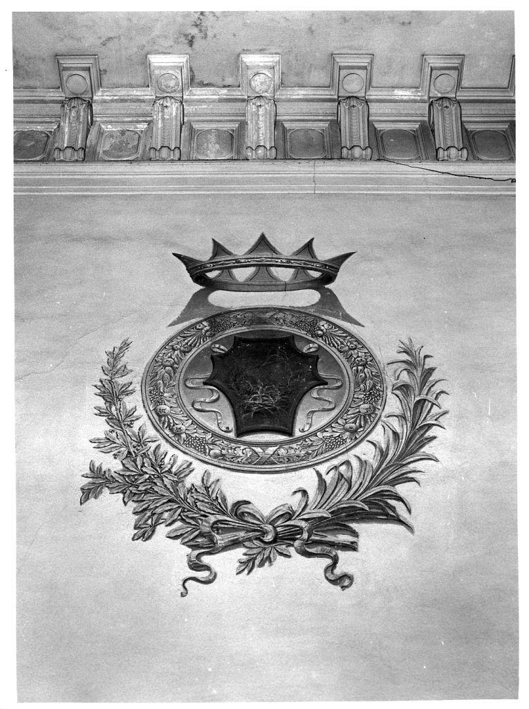 stemma (decorazione pittorica) - ambito toscano (primo quarto sec. XX)