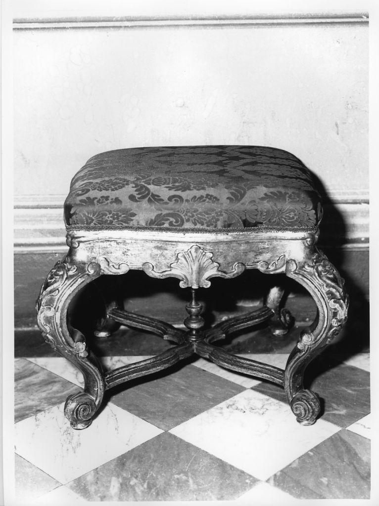 sgabello, serie - bottega toscana (seconda metà sec. XVIII)