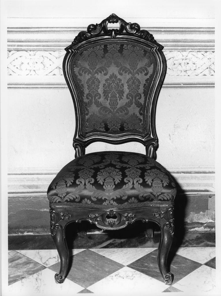 poltrona - bottega toscana (seconda metà sec. XIX)