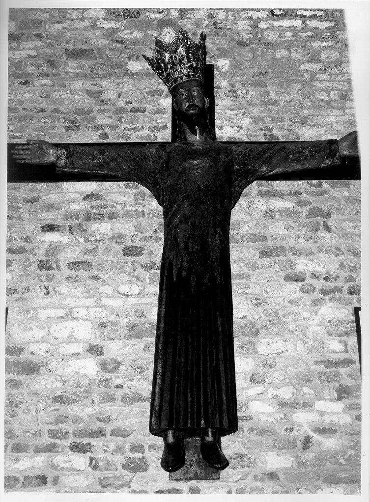 VOLTO SANTO (crocifisso) - bottega toscana (sec. XIV)