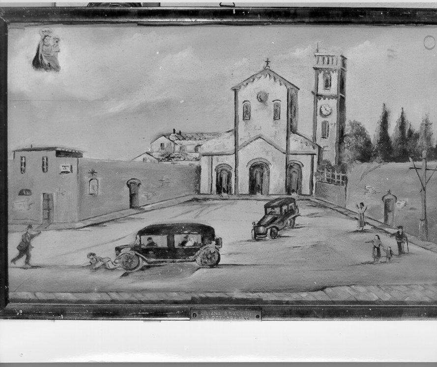 Evento miracoloso della Madonna di Montenero (ex voto) - ambito toscano (sec. XX)