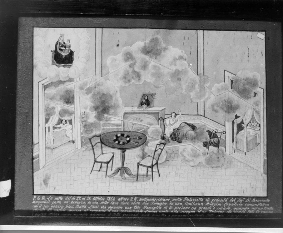 Evento miracoloso della Madonna di Montenero (ex voto) - ambito toscano (sec. XIX)