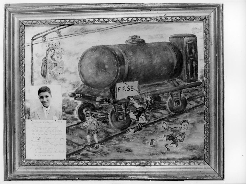 Evento miracoloso della Madonna di Montenero (ex voto) - ambito toscano (sec. XX)