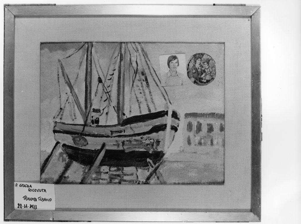 Evento miracoloso della Madonna di Montenero (ex voto) - ambito toscano (sec. XX)