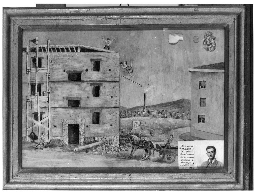 Evento miracoloso della Madonna di Montenero (ex voto) - ambito toscano (sec. XX)