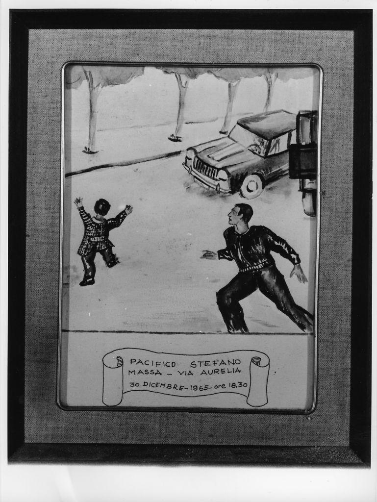 Evento miracoloso della Madonna di Montenero (ex voto) - ambito toscano (sec. XX)